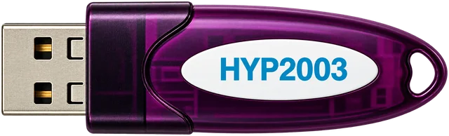 HyperSecU HYP2003 token front view