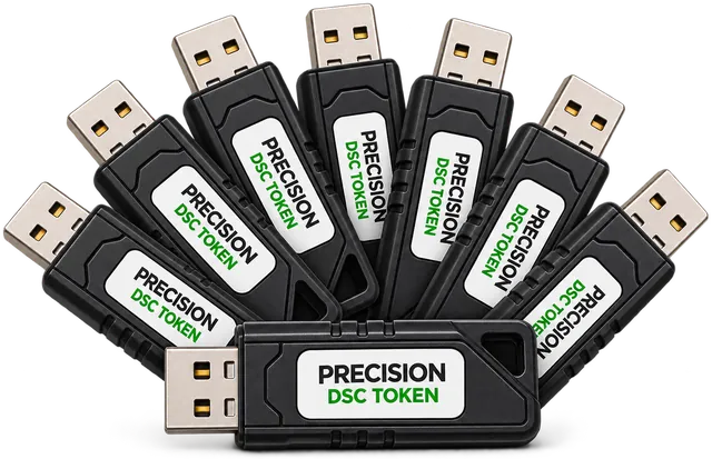 A fan of Precision DSC USB tokens for a bulk order