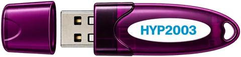 HyperSecU HYP2003 token with cap removed